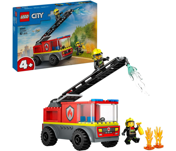 LEGO City 60463 Wóz strażacki z drabiną - 1284122 - zdjęcie
